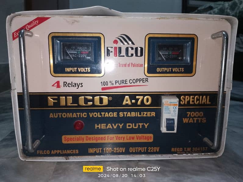 Stabilizer 7000watt 2