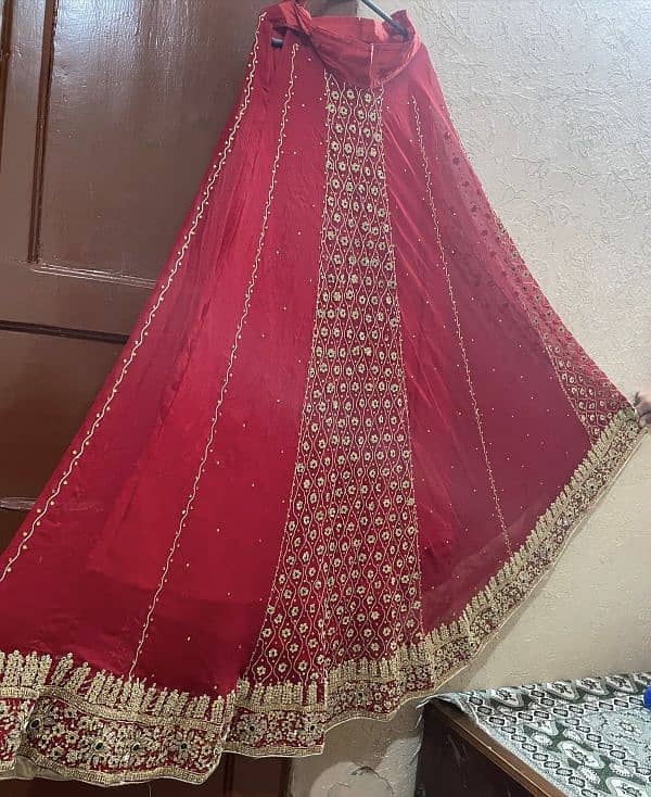 Bridal Langa in (Anaar red colour) price ho jai gi 2