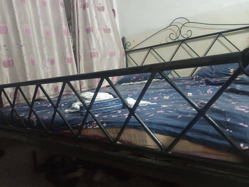 Iron bed without mattress 1