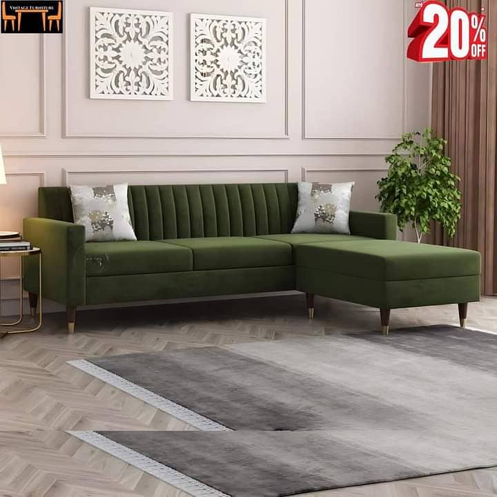 L Shaped Sofa / Corner Sofa For Living Room and  TV Lounge 0