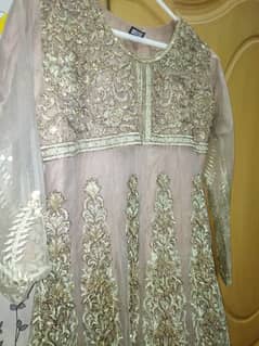 Bridal embroidery frock for sale