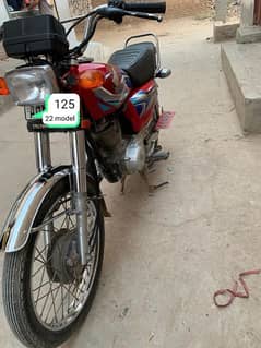 honda 125 neat and clean 2022 model for sale