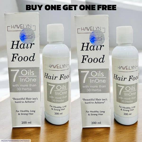 Hair Food Oil Pack of 2, 200 ml ( Buy one Get one Free) 3