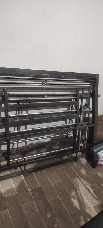 Iron Bed With Matress 4