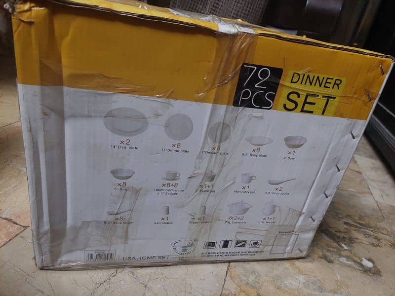 dinner set. 72 pcs 2