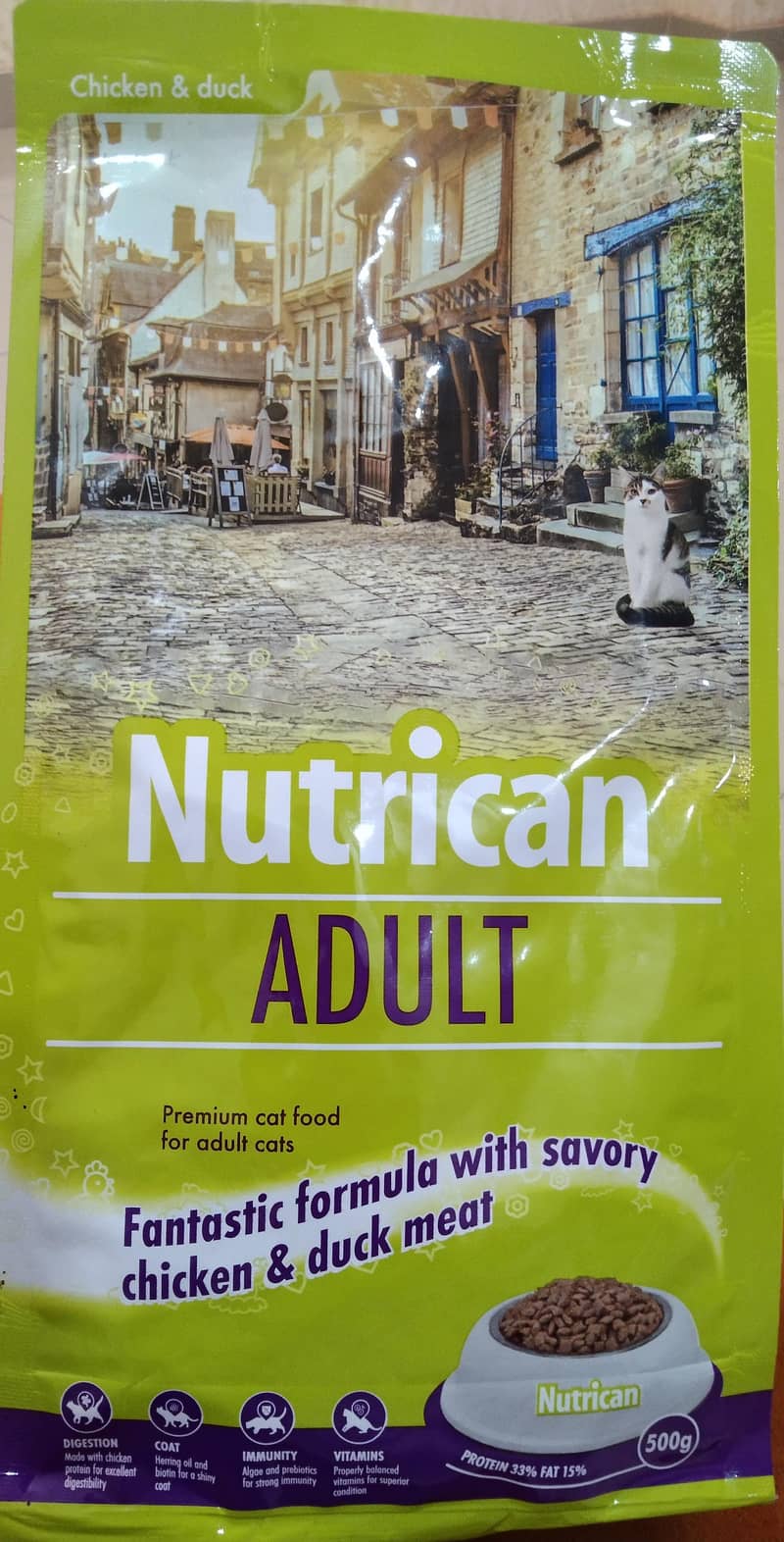 Nutrican Adult Cat Food 500g 0