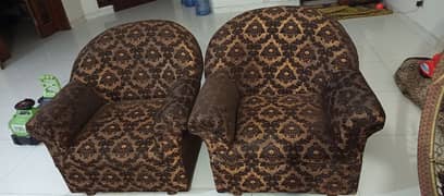 brown 3 sofa set