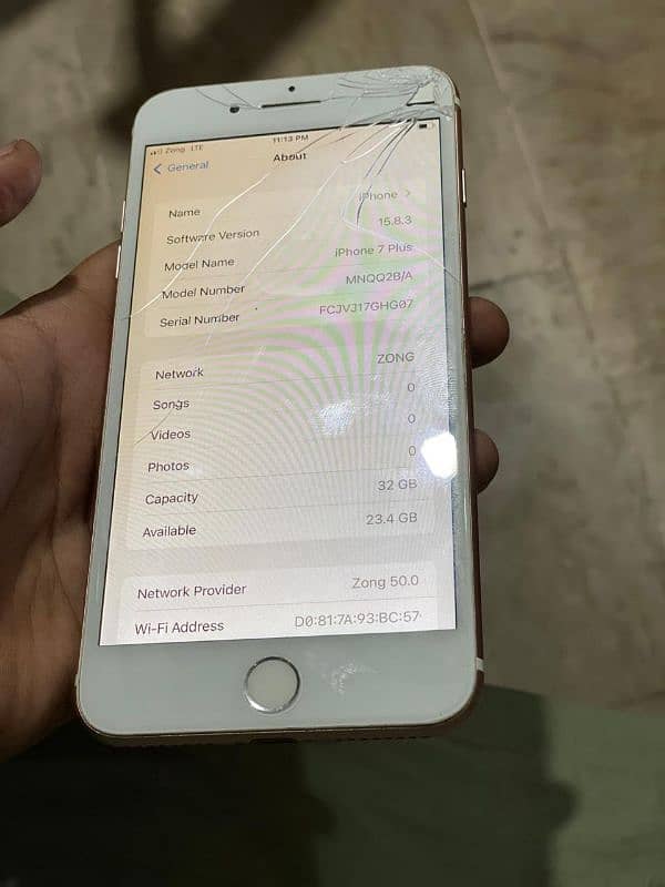 iPhone 7 plus 32GB PTA ok 3