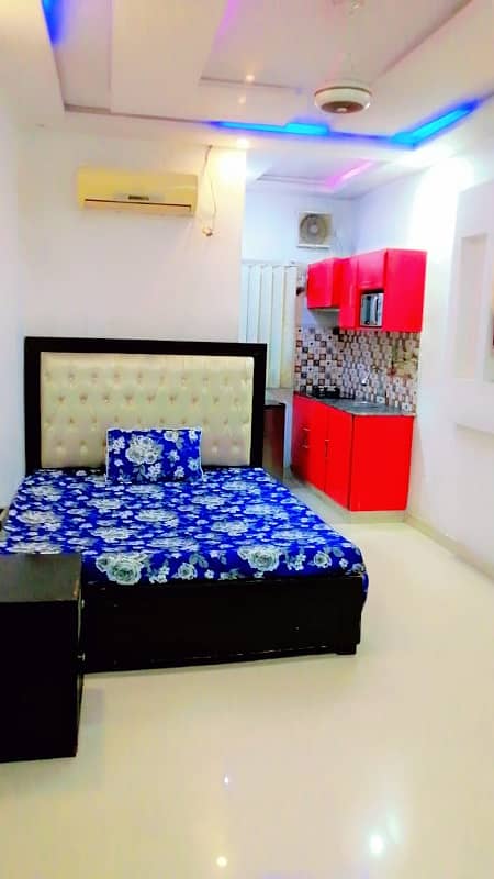 1 BED STUDIO APARTMENT FOR RENT IN ALLAMA IQBAL TOWN 0