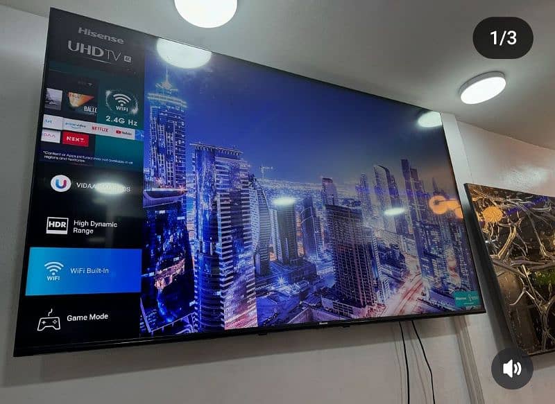 VIP 65 INCHESS SAMSUNG SMT LED TV 3 year warranty 03227191508 0