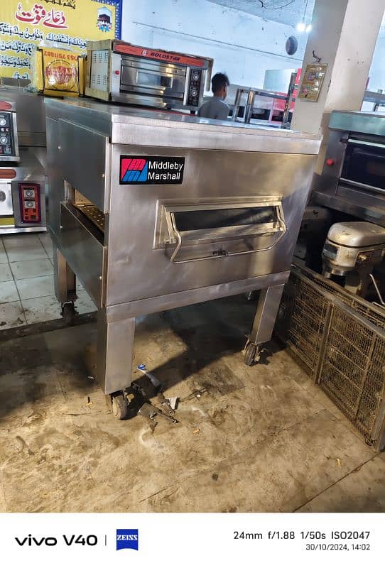 pizza oven conveyor all model fryer,dough mixer,fast food machinery 6