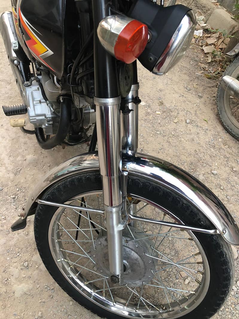 Honda CG 125 2021 Karachi nmbr full genuine 8