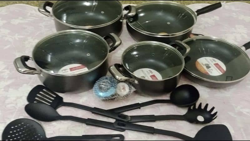 Non-stick Cookware 16 PC Prestige set for sale(03260871987) 2