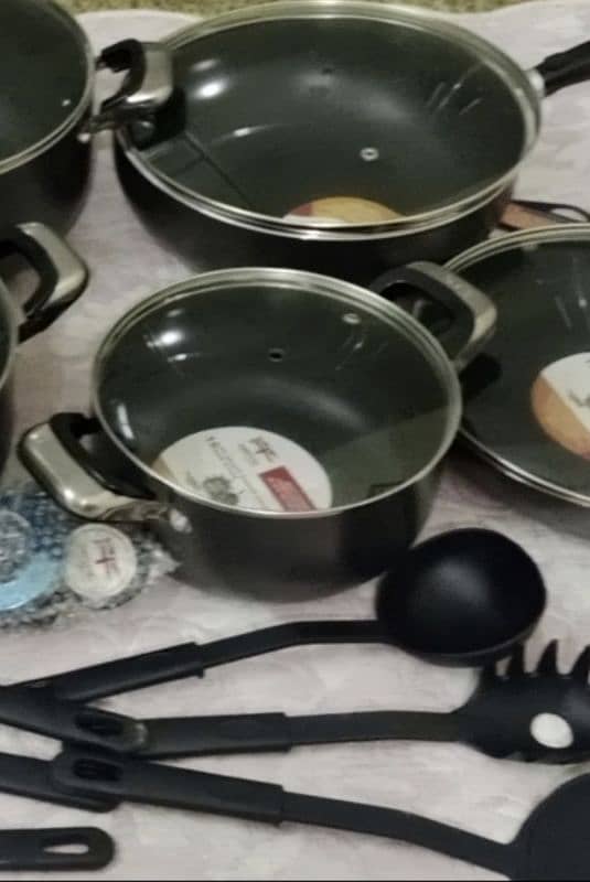 Non-stick Cookware 16 PC Prestige set for sale(03260871987) 4