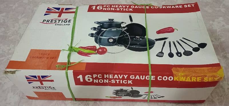 Non-stick Cookware 16 PC Prestige set for sale(03260871987) 6