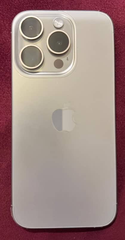 Iphone 15 Pro 128 gb Natural Titinium Brand new Condition 6