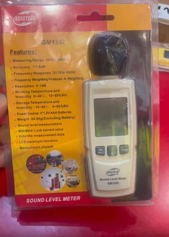 GM1352 sports Sound level meters Decibel meter logger Noise Aud 4