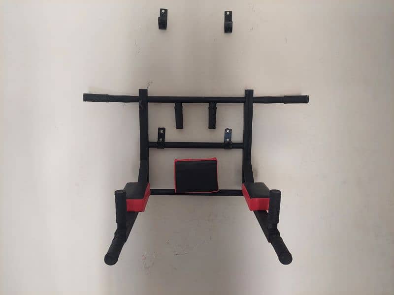 wall mounted pull up and dips bar 2