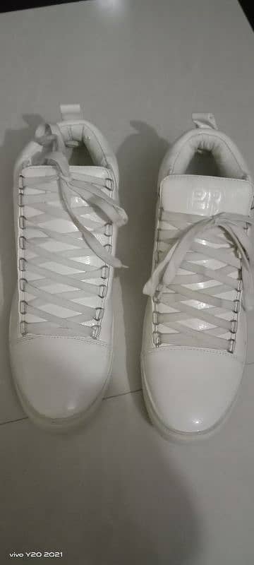 Pure white Men Sneakers size 13 Number 1