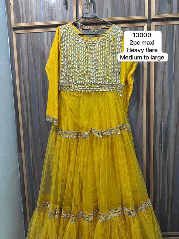 fancy suites lehnga maxi for sale used but looking like new 2