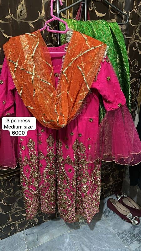 fancy suites lehnga maxi for sale used but looking like new 5