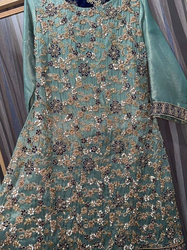 fancy suites lehnga maxi for sale used but looking like new 9