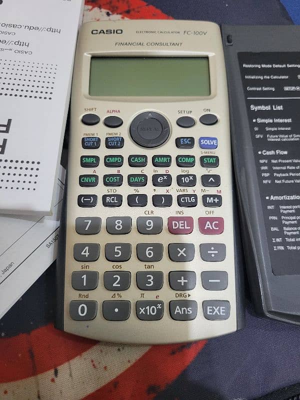 Casio Financial Calculator FC-100V 1