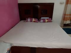 new King size 6 inches mattress, and used bed