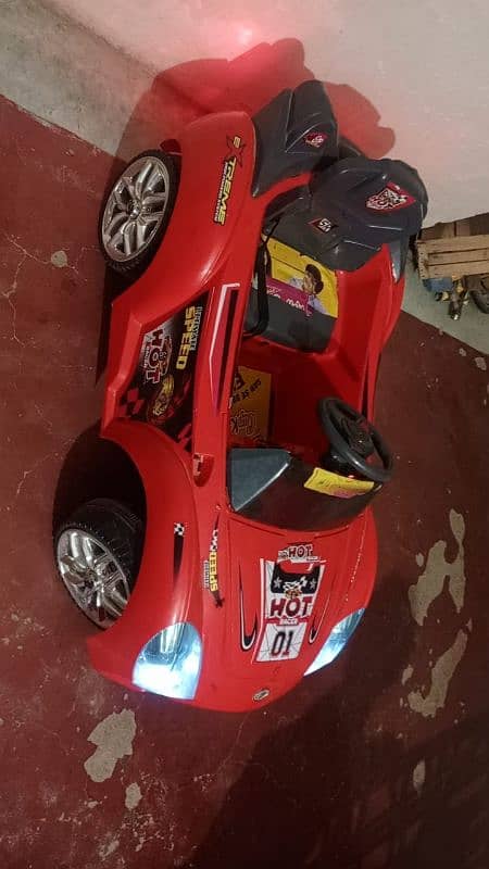 kids Sports car || Only used 01 month || New battery Excellent backup. 0