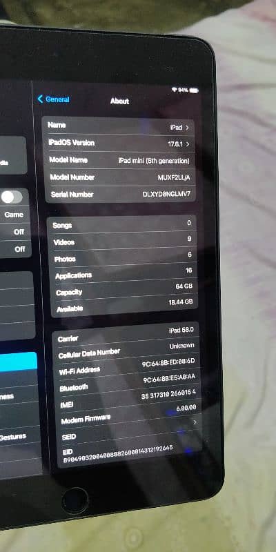 Ipad mini 5 64GB best for pubg 10