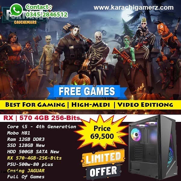 Gaming PC Compatible 2024 NEW games Pre Installed Games just buy pc 5