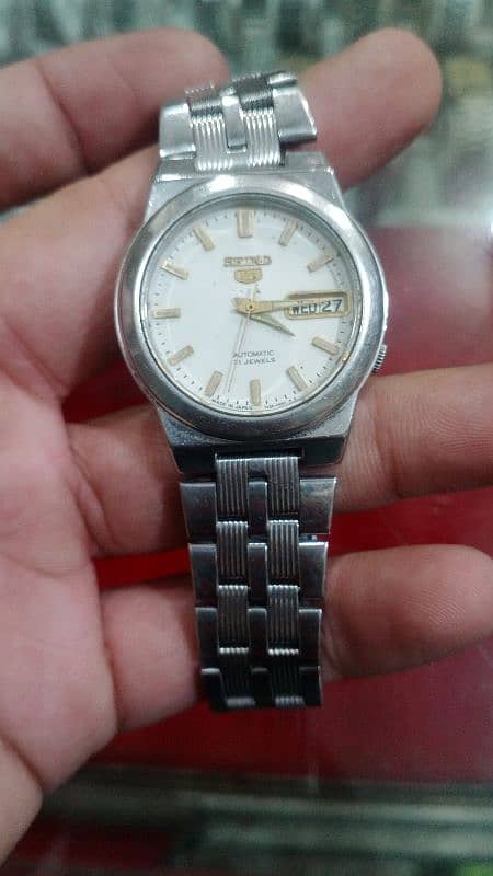 Seiko 5 automatic japan orignal watches used 7