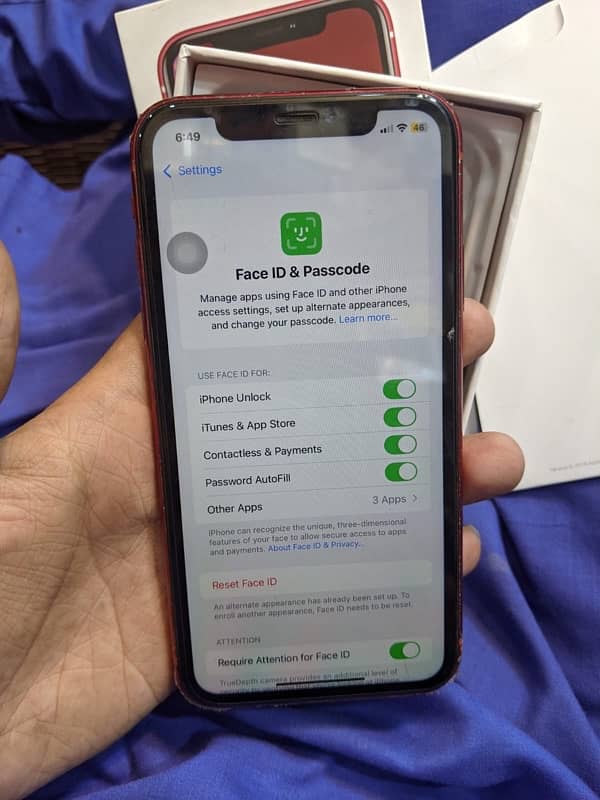 iPhone XR non pta GB 64 JV all ok hai 10/9 original condition mein hai 7