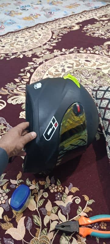 ID helmet matte black size L 1