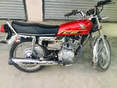 Honda CG 125 self start special edition 22 model MD num