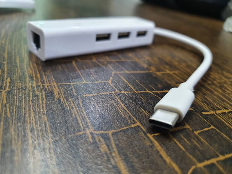 USB Type C to LAN Port with 3 USB Ports | USB C USB Hub with LAN Port 3