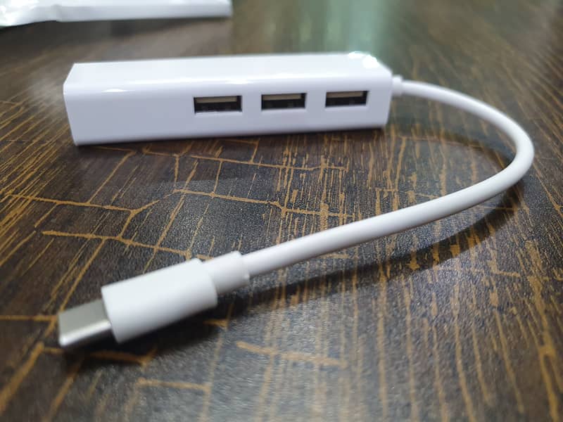 USB Type C to LAN Port with 3 USB Ports | USB C USB Hub with LAN Port 4