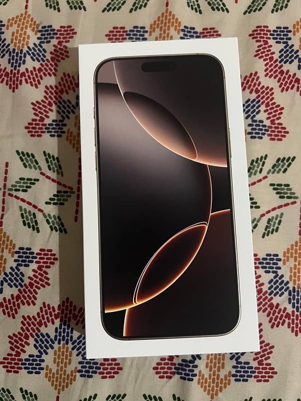 Iphone 16 pro max (Desert Titanium) 0