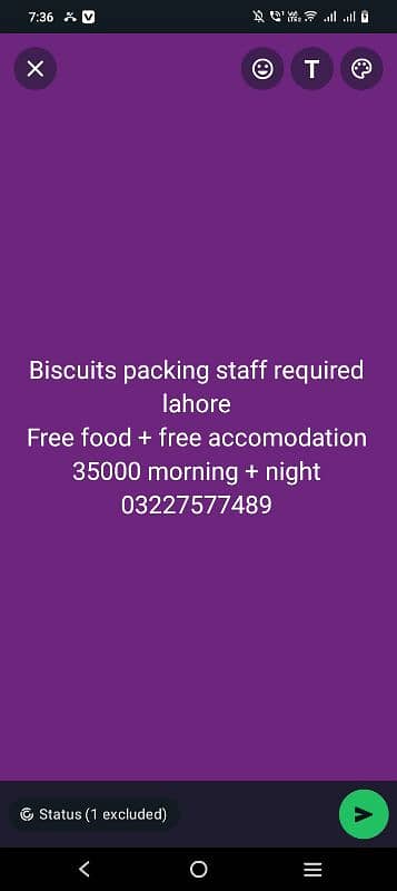 biscuits packing staff required lahore 0