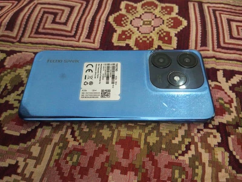 Tecno Spark 10c mobile with original box and charger for sale 0