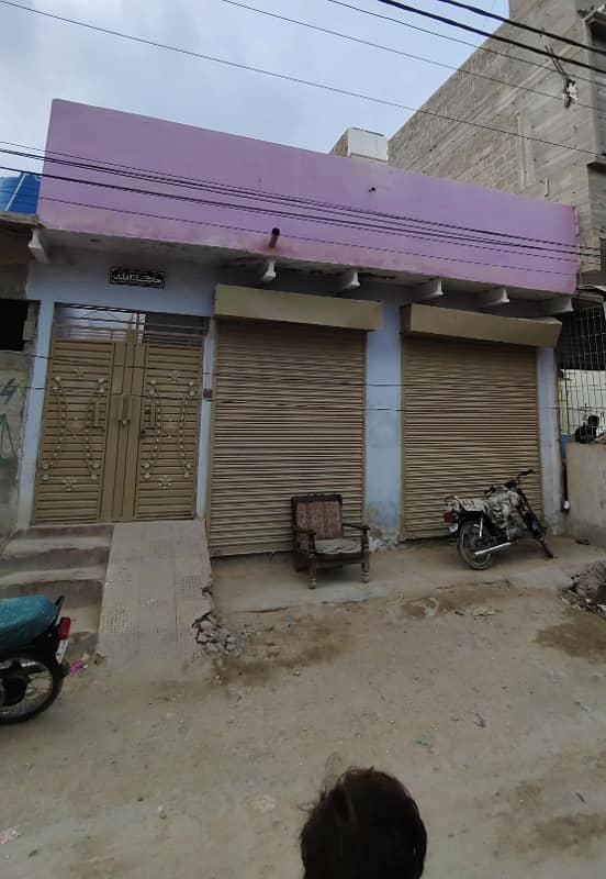 House for sell with Two Shops On link Road 3