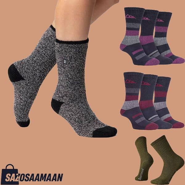 Winter Socks for Men Women - Size 6-11 3