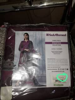 Gul Ahmad branded suit original price is 4200 but available in 3200