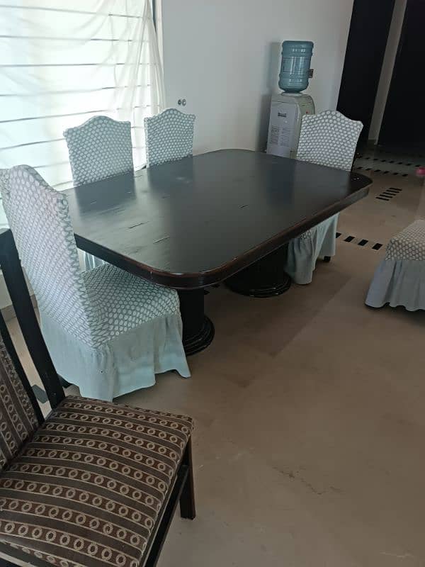 Dining table / 6 seater dining / wooden dining 1