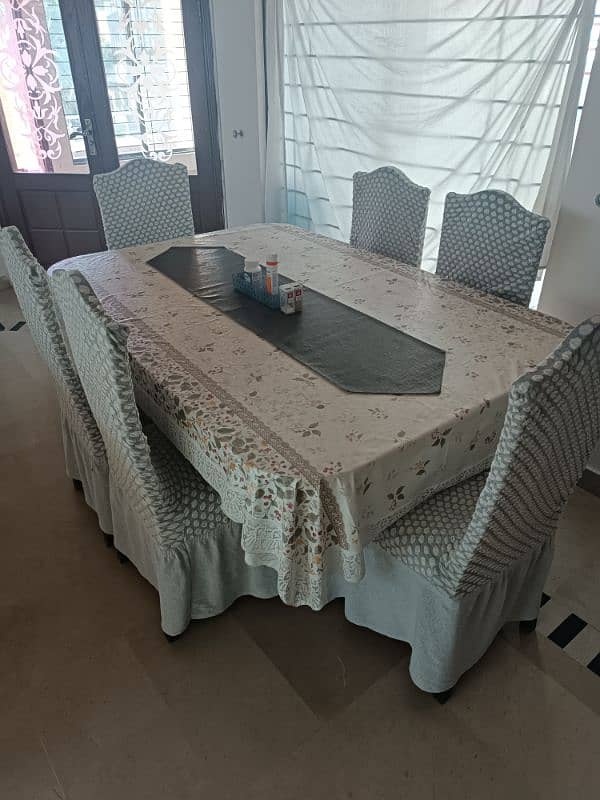 Dining table / 6 seater dining / wooden dining 5