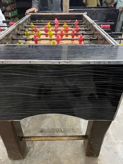 foosball in black color with used condition but very cheap rate