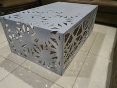 Brand New Laser Cut Metal Center Table