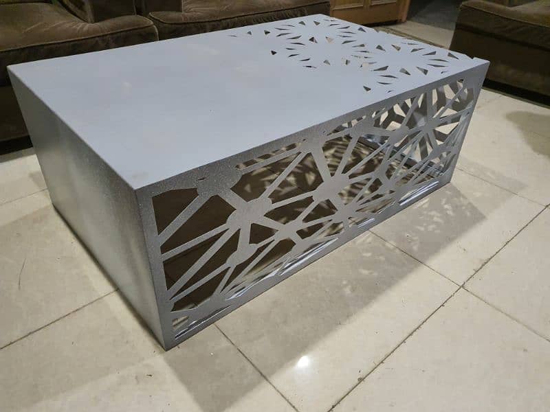 Brand New Laser Cut Metal Center Table 5