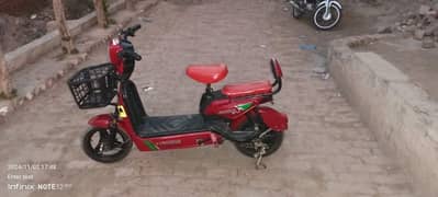 electric scooty with paidals