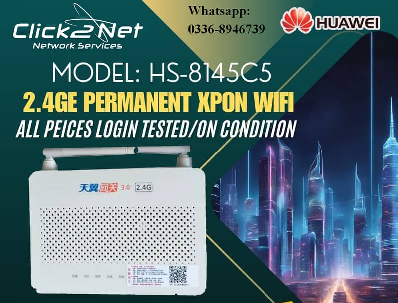 Huawei HS8145C5 XPON Wifi Router 0